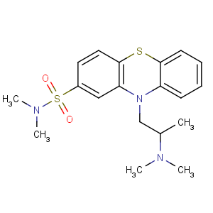 CAS No:7456-24-8 10-[2-(dimethylamino)propyl]-N,N-dimethylphenothiazine-2-sulfonamide