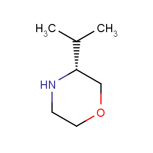 CAS No:74572-01-3 Morpholine,3-(1-methylethyl)-, (3R)-