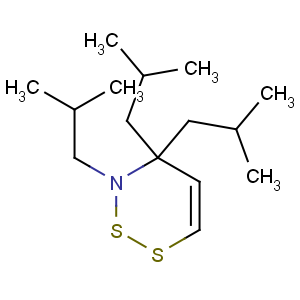 CAS No:74595-94-1 3,4,4-tris(2-methylpropyl)dithiazine