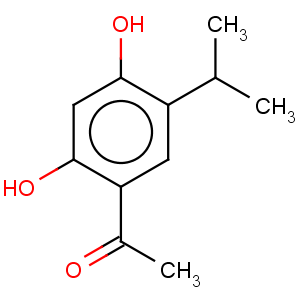 CAS No:747414-17-1 Ethanone,1-[2,4-dihydroxy-5-(1-methylethyl)phenyl]-