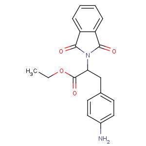 CAS No:74743-23-0 2H-Isoindole-2-aceticacid, a-[(4-aminophenyl)methyl]-1,3-dihydro-1,3-dioxo-,ethyl ester, (S)- (9CI)