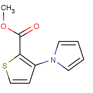 CAS No:74772-16-0 methyl 3-pyrrol-1-ylthiophene-2-carboxylate