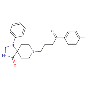 CAS No:749-02-0 8-[4-(4-fluorophenyl)-4-oxobutyl]-1-phenyl-1,3,<br />8-triazaspiro[4.5]decan-4-one