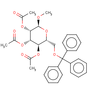 CAS No:7511-40-2 a-D-Mannopyranoside, methyl6-O-(triphenylmethyl)-, triacetate (9CI)