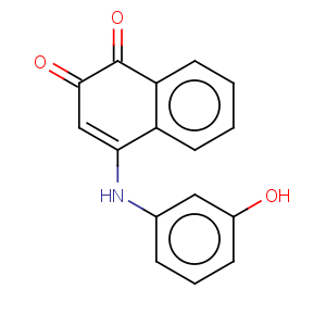 CAS No:75140-04-4 1,2-Naphthalenedione,4-[(3-hydroxyphenyl)amino]-