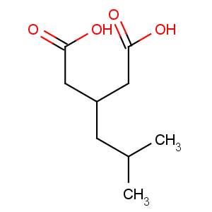 CAS No:75143-89-4 3-(2-methylpropyl)pentanedioic acid