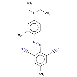 CAS No:75198-96-8 1,3-Benzenedicarbonitrile,2-[2-[4-(diethylamino)-2-methylphenyl]diazenyl]-5-methyl-