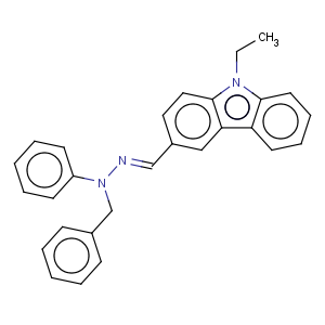 CAS No:75238-79-8 9H-Carbazole-3-carboxaldehyde,9-ethyl-, 2-phenyl-2-(phenylmethyl)hydrazone