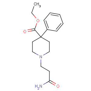 CAS No:7528-13-4 ethyl 1-(3-amino-3-oxopropyl)-4-phenylpiperidine-4-carboxylate