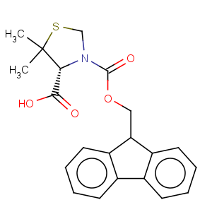 CAS No:753030-79-4 3,4-Thiazolidinedicarboxylicacid, 5,5-dimethyl-, 3-(9H-fluoren-9-ylmethyl) ester, (4R)-