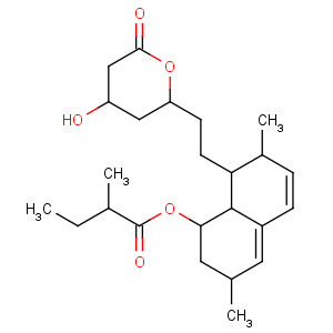 CAS No:75330-75-5 [(1S,3R,7S,8S,8aR)-8-[2-[(2R,4R)-4-hydroxy-6-oxooxan-2-yl]ethyl]-3,<br />7-dimethyl-1,2,3,7,8,8a-hexahydronaphthalen-1-yl] (2S)-2-methylbutanoate