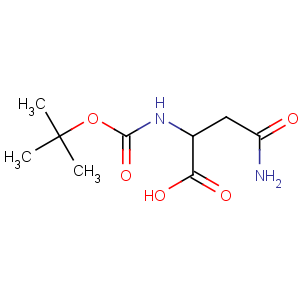 CAS No:7536-55-2 (2S)-4-amino-2-[(2-methylpropan-2-yl)oxycarbonylamino]-4-oxobutanoic<br />acid