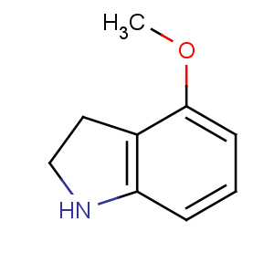 CAS No:7555-94-4 4-methoxy-2,3-dihydro-1H-indole