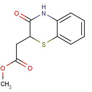 CAS No:7556-63-0 methyl 2-(3-oxo-4H-1,4-benzothiazin-2-yl)acetate