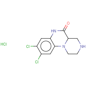 CAS No:75704-24-4 8,9-Dichloro-2,3,4,4a-tetrahydro-1H-pyrazino[1,2-a]quinoxalin-5(6H)-one hydrochloride