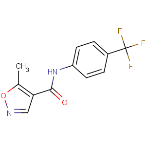 CAS No:75706-12-6 5-methyl-N-[4-(trifluoromethyl)phenyl]-1,2-oxazole-4-carboxamide