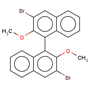 CAS No:75714-60-2 1,1'-Binaphthalene,3,3'-dibromo-2,2'-dimethoxy-, (1S)-