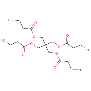 CAS No:7575-23-7 [3-(3-sulfanylpropanoyloxy)-2,2-bis(3-sulfanylpropanoyloxymethyl)propyl]<br />3-sulfanylpropanoate