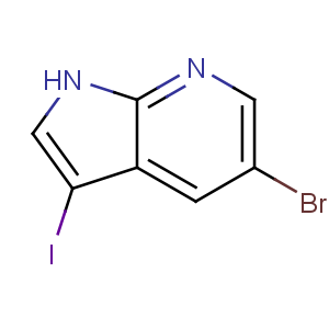CAS No:757978-18-0 5-bromo-3-iodo-1H-pyrrolo[2,3-b]pyridine