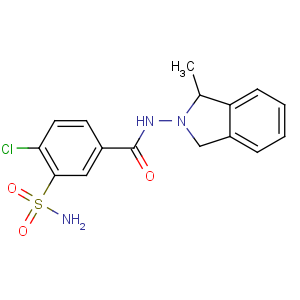 CAS No:75820-08-5 4-chloro-N-(1-methyl-1,3-dihydroisoindol-2-yl)-3-sulfamoylbenzamide