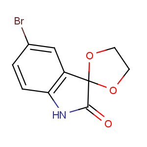 CAS No:75822-54-7 5'-bromospiro[1,3-dioxolane-2,3'-1H-indole]-2'-one