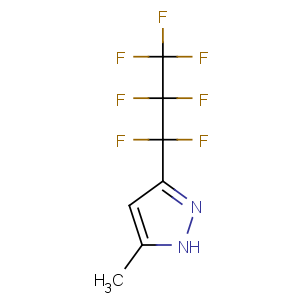 CAS No:75823-64-2 3-(1,1,2,2,3,3,3-heptafluoropropyl)-5-methyl-1H-pyrazole
