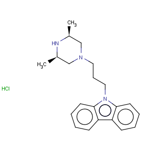 CAS No:75859-05-1 9H-Carbazole,9-[3-[(3R,5S)-3,5-dimethyl-1-piperazinyl]propyl]-, monohydrochloride, rel-(9CI)