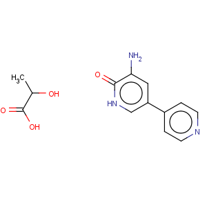 CAS No:75898-90-7 3-Hydroxypropanoic acid compd. with 5-amino-(3,4-bipyridin)-6(1H)-one