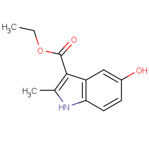 CAS No:7598-91-6 ethyl 5-hydroxy-2-methyl-1H-indole-3-carboxylate