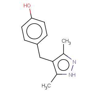 CAS No:75998-99-1 Phenol,4-[(3,5-dimethyl-1H-pyrazol-4-yl)methyl]-