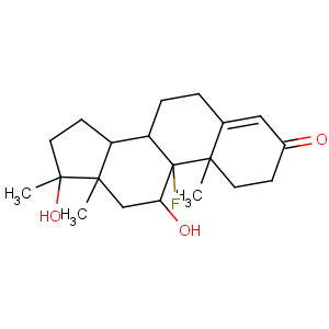CAS No:76-43-7 (8S,9R,10S,11S,13S,14S,17S)-9-fluoro-11,17-dihydroxy-10,13,<br />17-trimethyl-1,2,6,7,8,11,12,14,15,<br />16-decahydrocyclopenta[a]phenanthren-3-one
