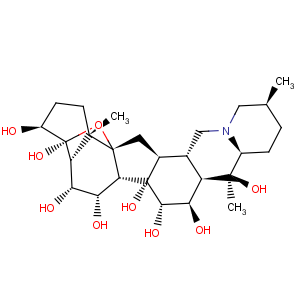 CAS No:76-45-9 Cevane-3,4,6,7,14,15,16,20-octol,4,9-epoxy-, (3b,4a,6a,7a,15a,16b)- (9CI)