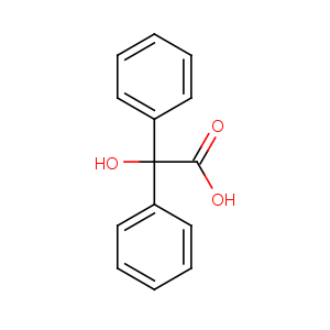 CAS No:76-93-7 2-hydroxy-2,2-diphenylacetic acid