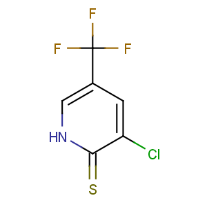 CAS No:76041-74-2 3-chloro-5-(trifluoromethyl)-1H-pyridine-2-thione