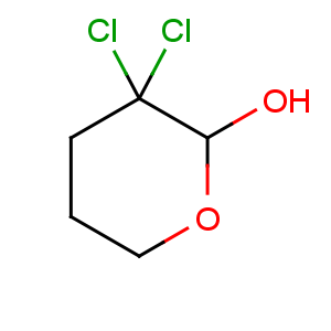 CAS No:76043-70-4 2H-Pyran-2-ol,3,3-dichlorotetrahydro-