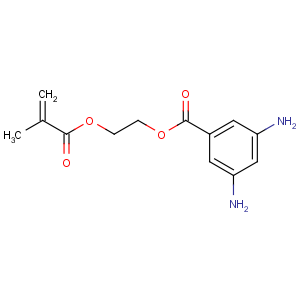 CAS No:76067-81-7 2-(2-methylprop-2-enoyloxy)ethyl 3,5-diaminobenzoate