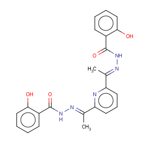 CAS No:76115-25-8 1,1'-(2,6-pyridinediyl)bis(ethanone 2-hydroxybenzoylhydrazone)