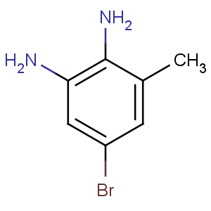 CAS No:76153-06-5 5-bromo-3-methylbenzene-1,2-diamine