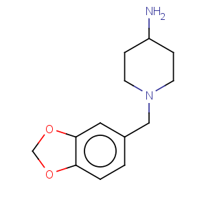 CAS No:76167-58-3 4-Piperidinamine,1-(1,3-benzodioxol-5-ylmethyl)-