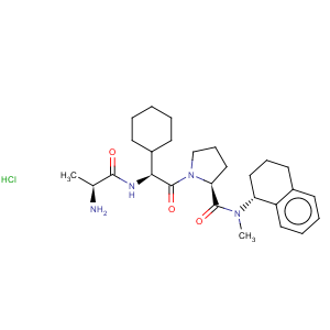 CAS No:762274-58-8 L-Prolinamide,N-methyl-L-alanyl-(2S)-2-cyclohexylglycyl-N-[(1R)-1,2,3,4-tetrahydro-1-naphthalenyl]-,monohydrochloride (9CI)