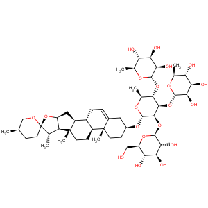 CAS No:76296-74-7 a-L-Mannopyranoside, (3b,25R)-spirost-5-en-3-ylO-6-deoxy-a-L-mannopyranosyl-(1®