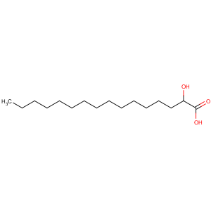 CAS No:764-67-0 2-hydroxyhexadecanoic acid