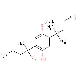 CAS No:76434-12-3 4-methoxy-2,5-bis(2-methylpentan-2-yl)phenol