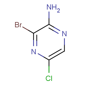 CAS No:76537-18-3 3-bromo-5-chloropyrazin-2-amine