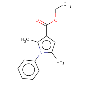 CAS No:76546-68-4 1H-Pyrrole-3-carboxylicacid, 2,5-dimethyl-1-phenyl-, ethyl ester