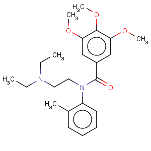 CAS No:76644-53-6 Benzamide,N-[2-(diethylamino)ethyl]-3,4,5-trimethoxy-N-(2-methylphenyl)-