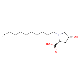 CAS No:76652-68-1 L-Proline,1-decyl-4-hydroxy-, (4R)-
