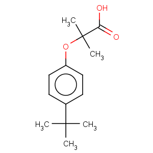 CAS No:76674-58-3 Propanoic acid,2-[4-(1,1-dimethylethyl)phenoxy]-2-methyl-
