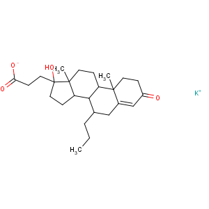 CAS No:76676-34-1 Pregn-4-ene-21-carboxylicacid, 17-hydroxy-3-oxo-7-propyl-, potassium salt (1:1), (7a,17a)-