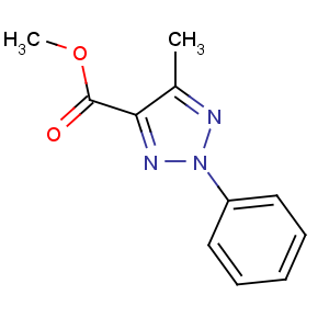 CAS No:7673-93-0 methyl 5-methyl-2-phenyltriazole-4-carboxylate